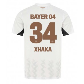 Bayer Leverkusen Granit Xhaka #34 Bortatröja 2024-25 Kortärmad